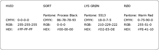 Designmanual - Farvekoder